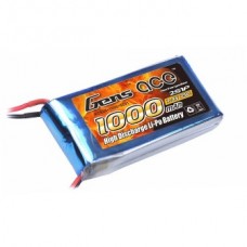 Gens ace 1000mAh 7.4V 25C 2S1P Lipo Battery Pack